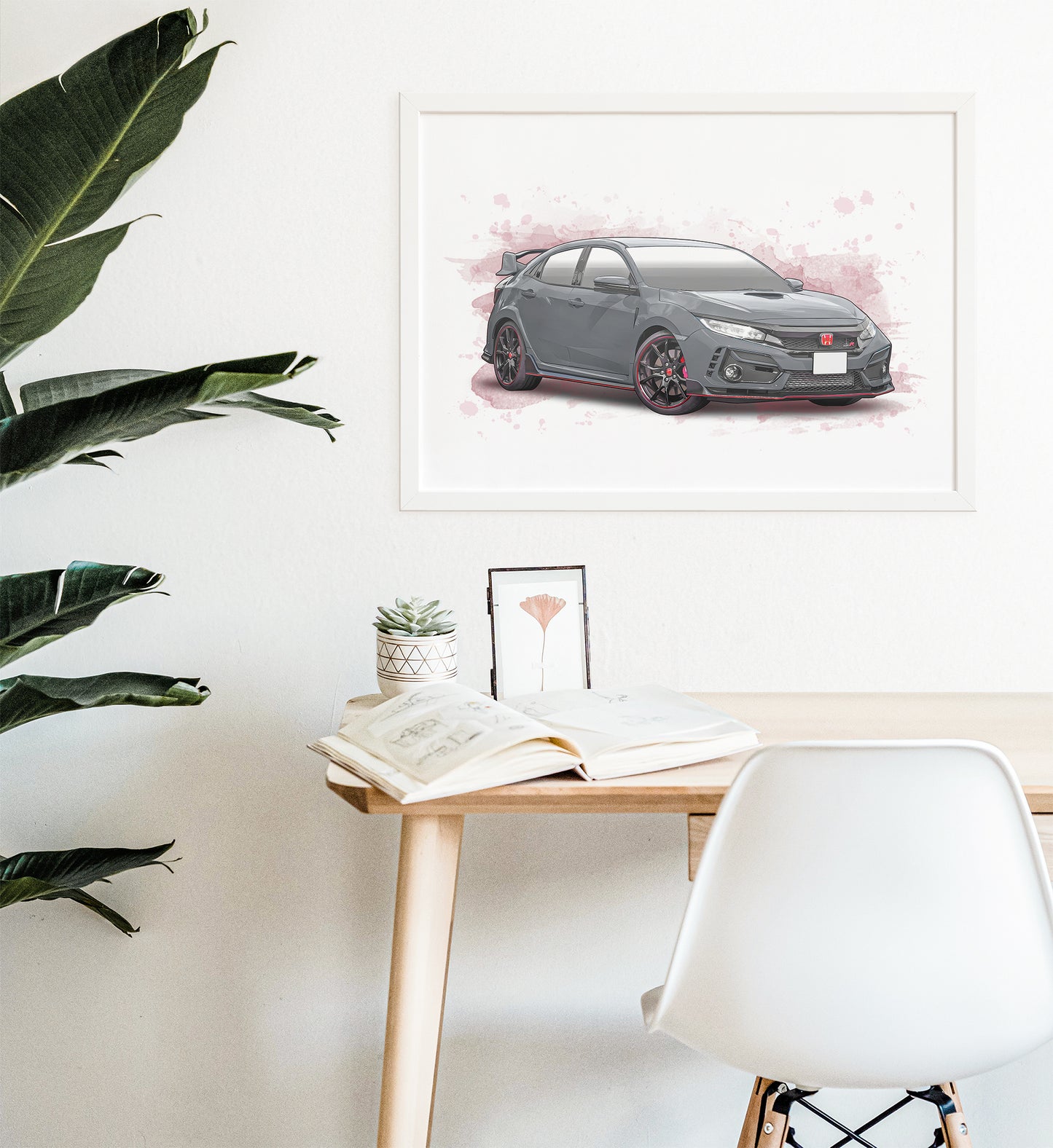 Personalised Honda Civic Type R FK8 Art Print