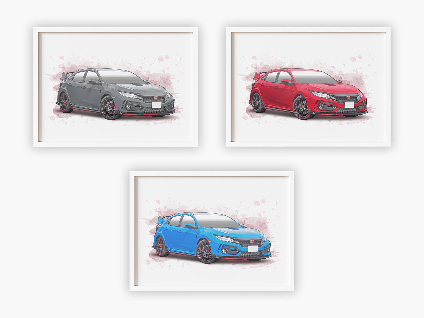 Personalised Honda Civic Type R FK8 Art Print