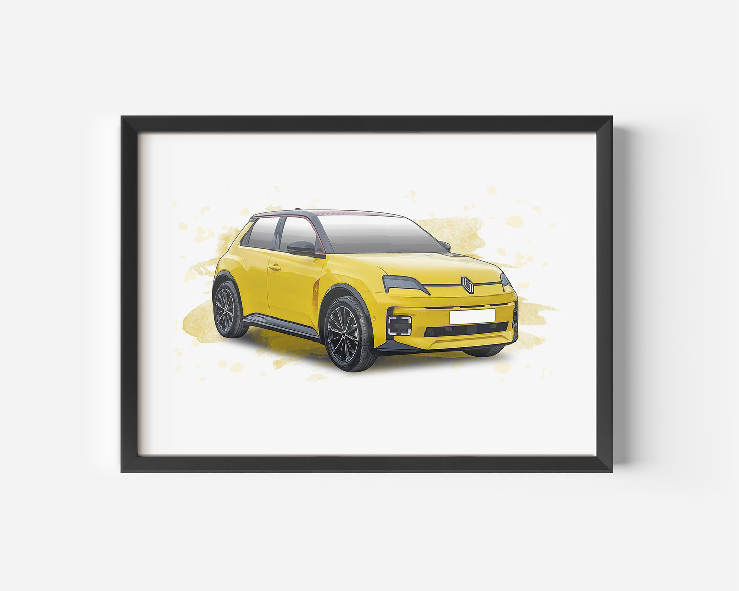 Personalised Renault 5 Art Print