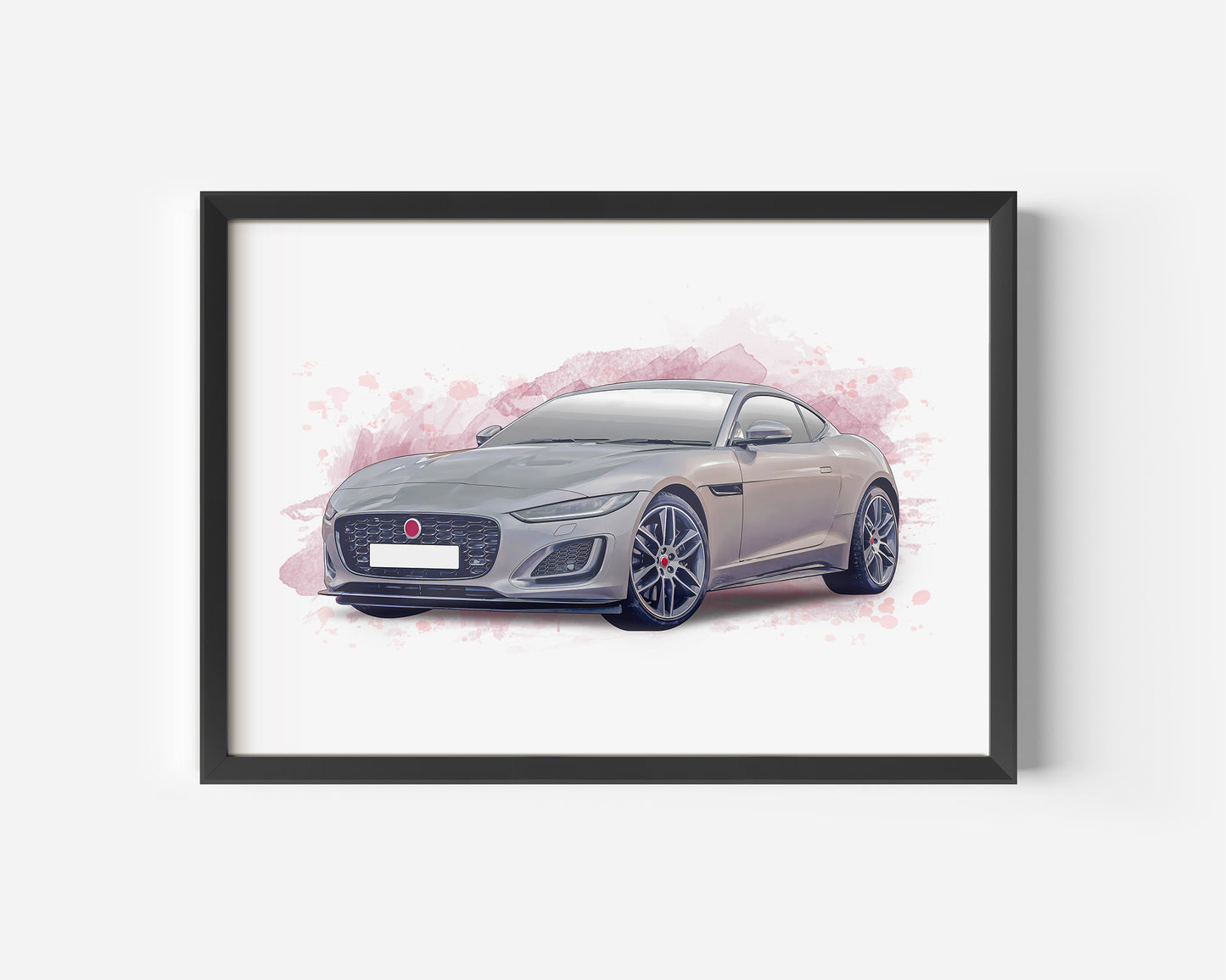 Personalised Jaguar F Type Art Print