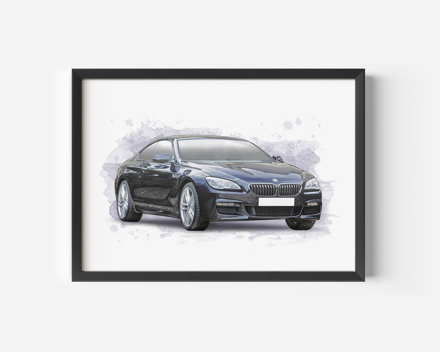 Personalised BMW 6 Series F13 Art Print