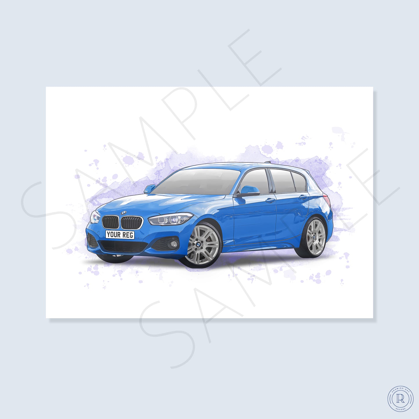 Personalised 1 Series Art Print