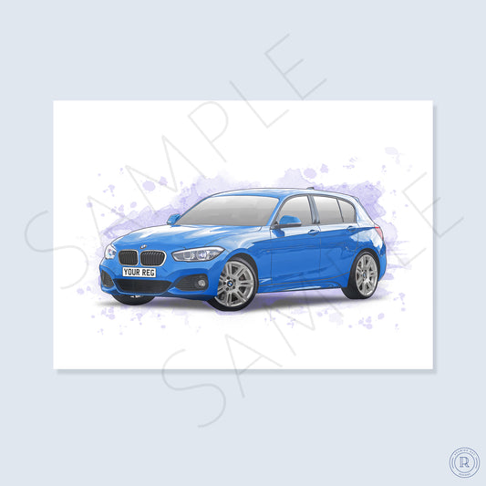Personalised 1 Series Art Print